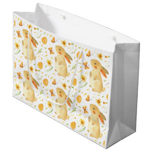 Easter Bunny & Butterflies Large Gift Bag