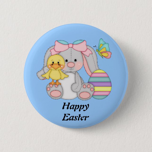 Easter Bunny Button (Front)