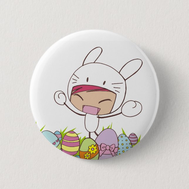 Easter Bunny Button (Front)