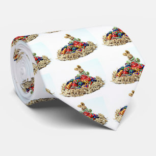 Easter Bunny Candy Nest Tie