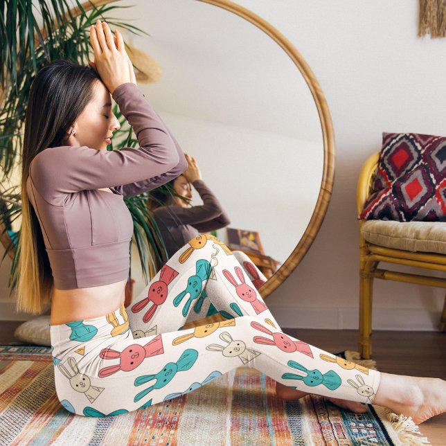 Easter Bunny Capri Leggings (Creator Uploaded)