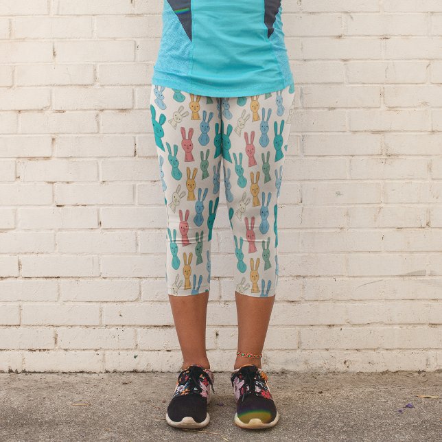 Easter Bunny Capri Leggings (Creator Uploaded)