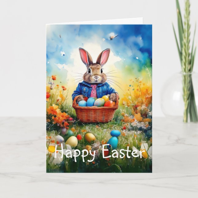 Easter Bunny  Card (Front)