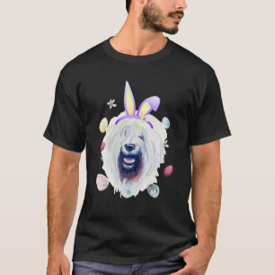 Easter Bunny Caucasian Shepherd Dog Funny Rabbit E T-Shirt