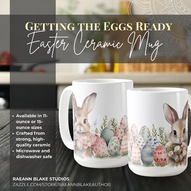 Easter Bunny Ceramic Mug (Creator Uploaded)
