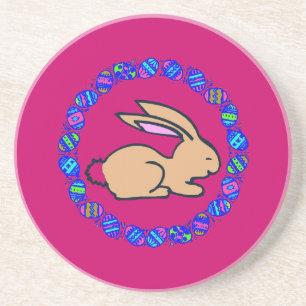 Easter Bunny Circle Coaster