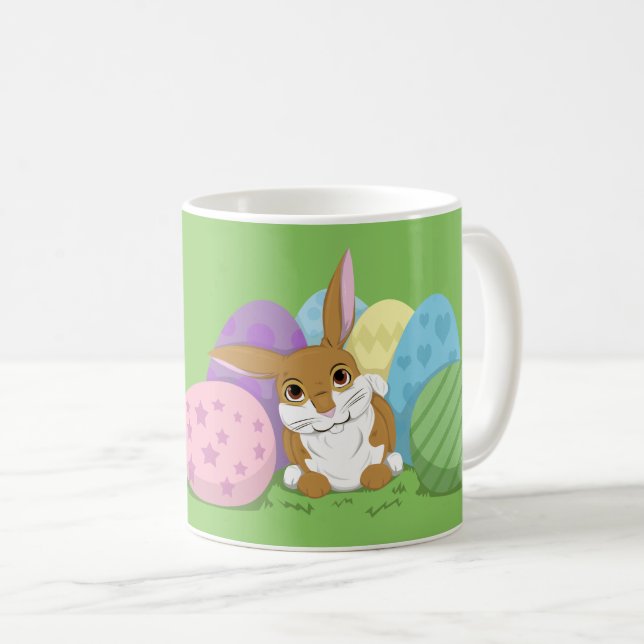 Easter Bunny Coffee Mug (Front Right)