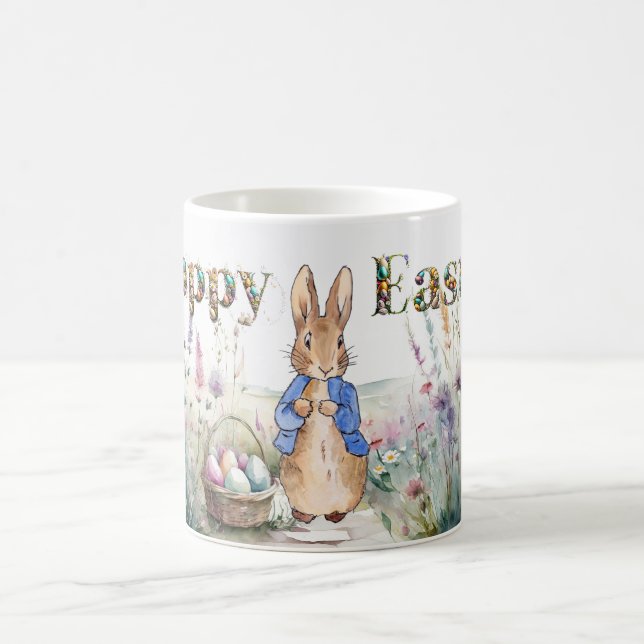 Easter bunny coffee mug (Center)