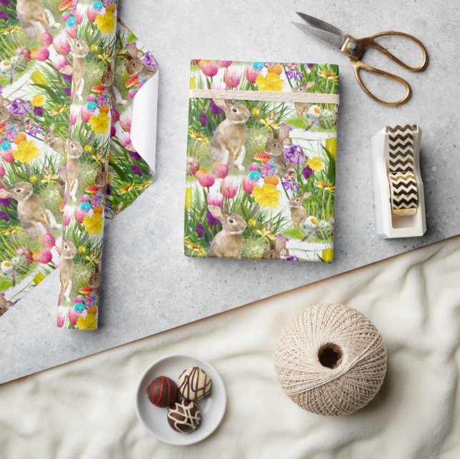 Easter Bunny  Collage Craft / Gift Wrapping Paper (Crafts)