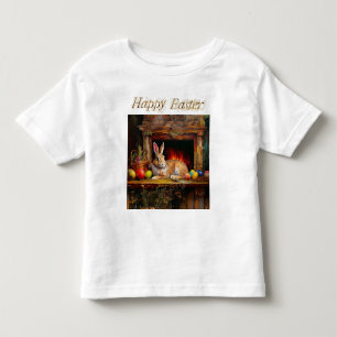 Easter Bunny Colourful Easter eggs Happy Easter Toddler T-Shirt