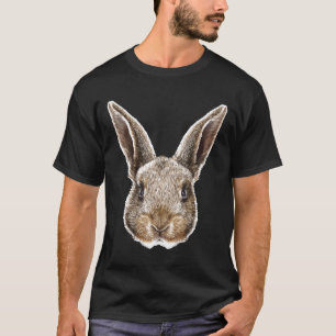 Easter Bunny Costume Face Easter Day Rabbit Ear Gi T-Shirt