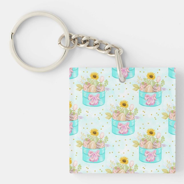 Easter Bunny Costume Key Ring (Front)