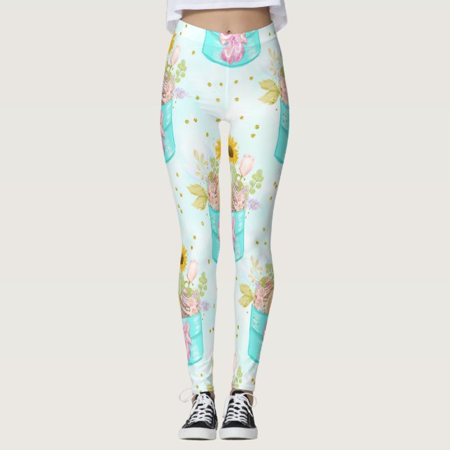 Easter Bunny Costume Leggings (Front)