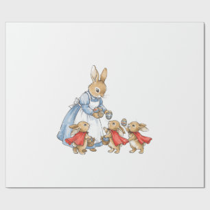 Easter Bunny Cottagecore Vintage Rabbit Women Girl Wrapping Paper