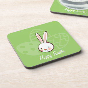 Easter Bunny Custom Cork Coasters