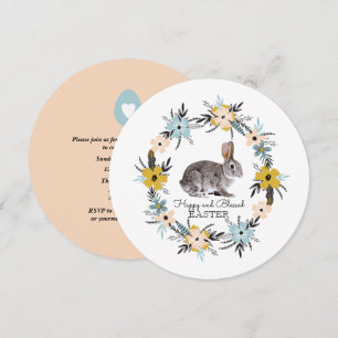 Easter Bunny Custom Easter Brunch Invitations