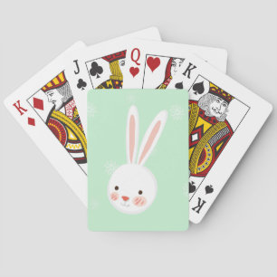 Easter Bunny Custom Playing Cards