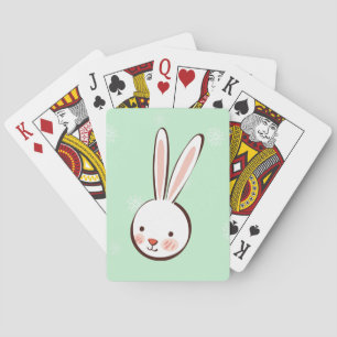 Easter Bunny Custom Playing Cards