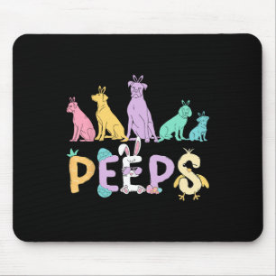 Easter Bunny Cute Easter Rabbit Dog Lover Chick Sp Mouse Pad