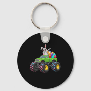 Easter Bunny Dabbing Monster Truck Easter Eggs Rab Key Ring