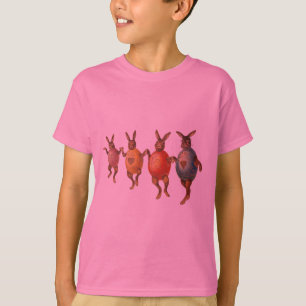Easter Bunny Dancing Eggs T-Shirt