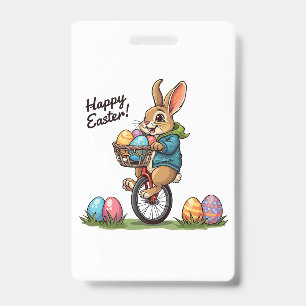 Easter Bunny Delivery ID Badge