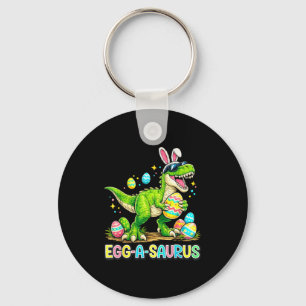 Easter Bunny Dinosaur Egg A Saurus Trex Funny Key Ring