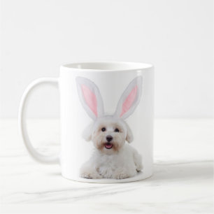 Easter Bunny Dog Cute Easter Coffee Mug
