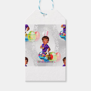 easter bunny donald trump gift tags