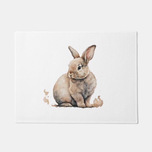 Easter Bunny        Doormat (Front)