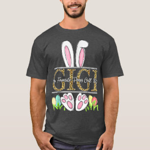 Easter Bunny Ears My Favourite Peeps Call Me Gigi  T-Shirt