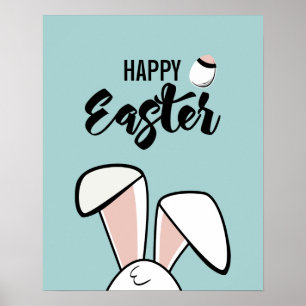 Easter Bunny Ears Poster