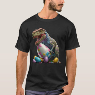 Easter Bunny Easter Dinosaur Egg Easter friend Eas T-Shirt
