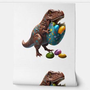 Easter Bunny Easter Dinosaur Egg Easter friend Wallpaper