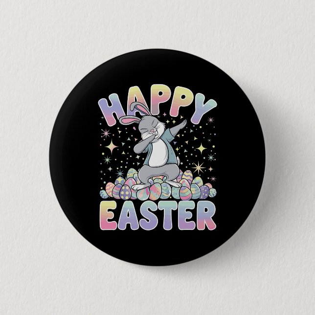Easter Bunny Easter Egg  6 Cm Round Badge (Front)