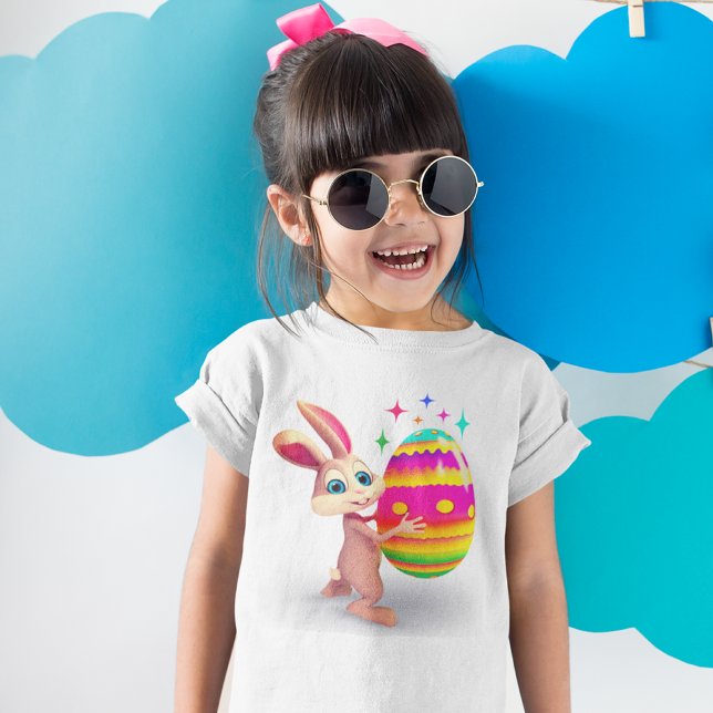 Easter Bunny Easter Egg Happy Easter Egg Hunt Cute T-Shirt (Creator Uploaded)