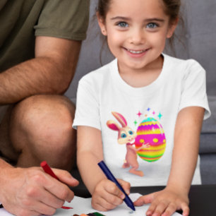 Easter Bunny Easter Egg Happy Easter Egg Hunt Cute Toddler T-Shirt