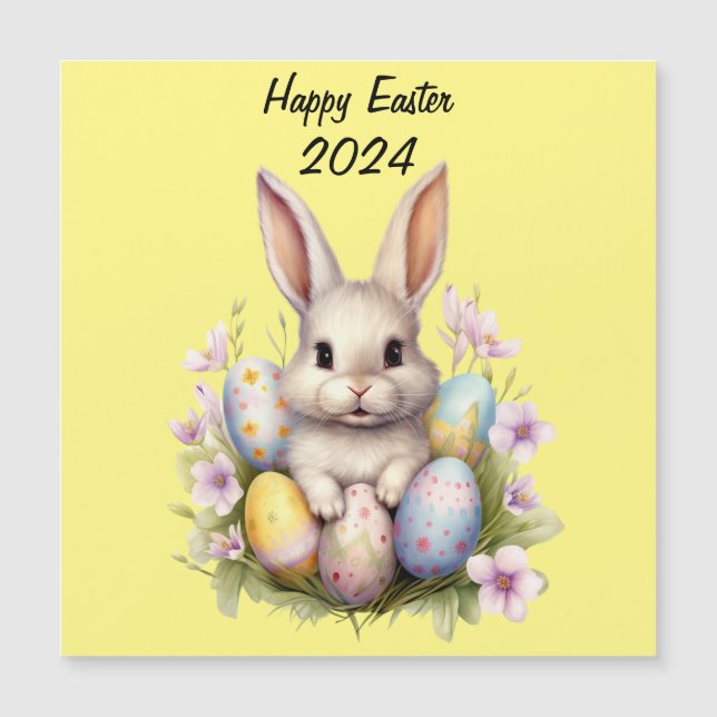 Easter Bunny & Easter Eggs Artwork (Front)