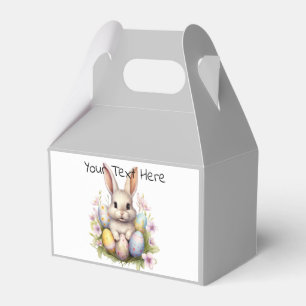 Easter Bunny & Easter Eggs Artwork Favour Box