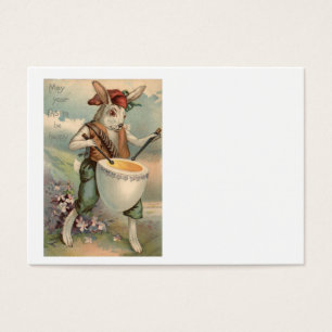 Easter Bunny Egg Drum Drummer Flower