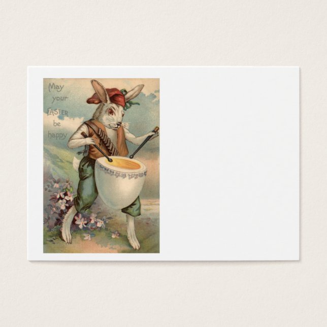 Easter Bunny Egg Drum Drummer Flower (Front)