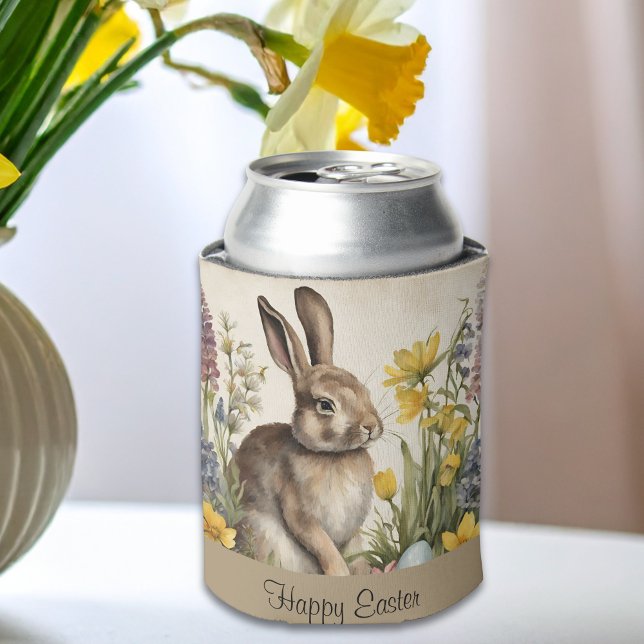Easter Bunny Egg Floral Can Cooler (Creator Uploaded)