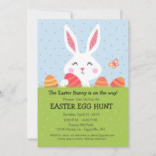 Easter Bunny Egg Hunt Invitation