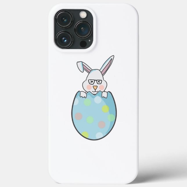 Easter Bunny Egg With Glasses Case-Mate iPhone Case (Back)