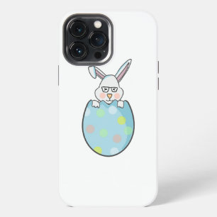 Easter Bunny Egg With Glasses iPhone 13 Pro Max Case