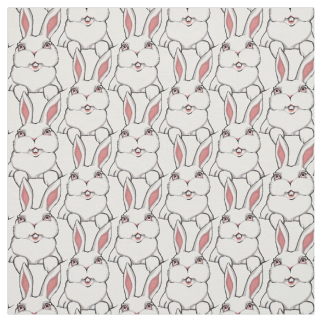 Easter Bunny Fabric Easter Fabrics Personalised (Swatch)