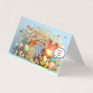 Easter Bunny filled with vibrant hues