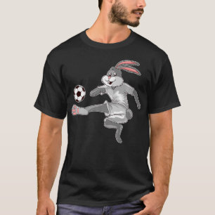 Easter Bunny Football rabbit Soccer Premium T-Shirt