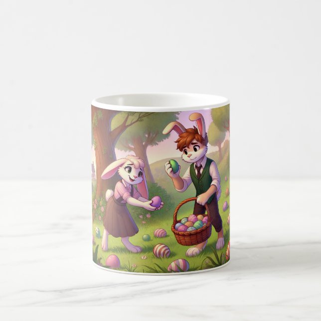 Easter Bunny & Friends - Spring Celebration Coffee Mug (Center)