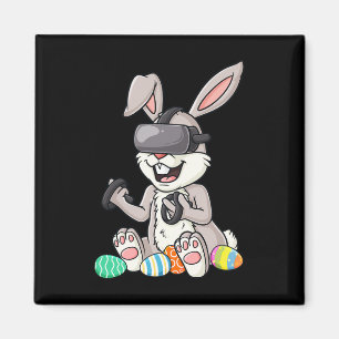 Easter Bunny Gamer Fun Eggs Gaming Toddler Boys Ki Magnet
